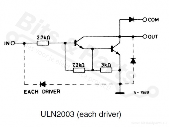 IC ULN2003AN Darlington Array